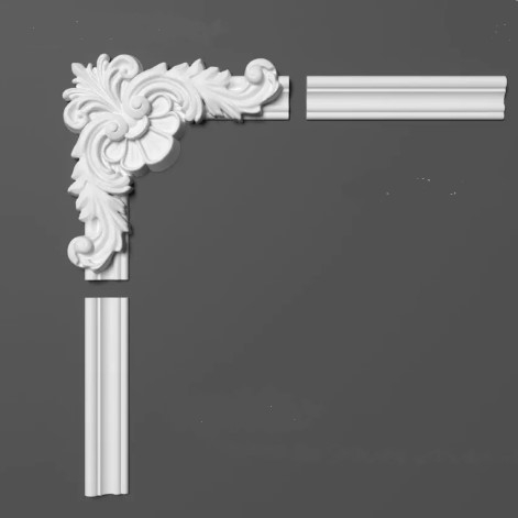 Chenar decorativ din poliuretan B19-3 - 26.8x26.8x3 cm [5]