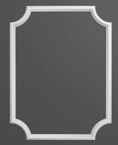 Chenar decorativ din poliuretan B21-1 - 15.1x15.1x1.2 cm [5]