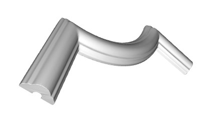 Chenar decorativ din poliuretan B21-1 - 15.1x15.1x1.2 cm [4]