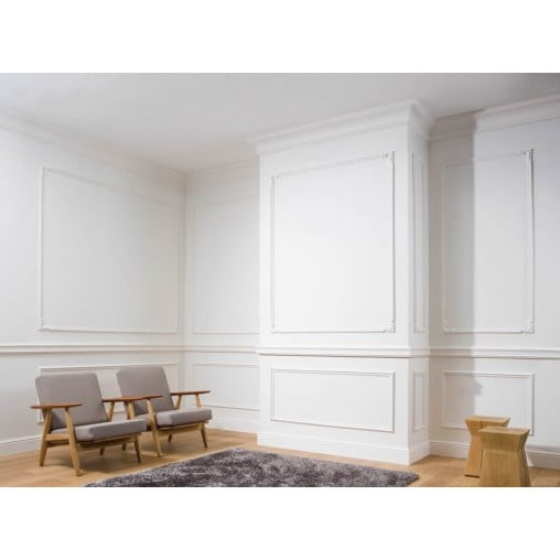 Chenar decorativ din poliuretan CR810BL - 20x1.8x19 cm [6]