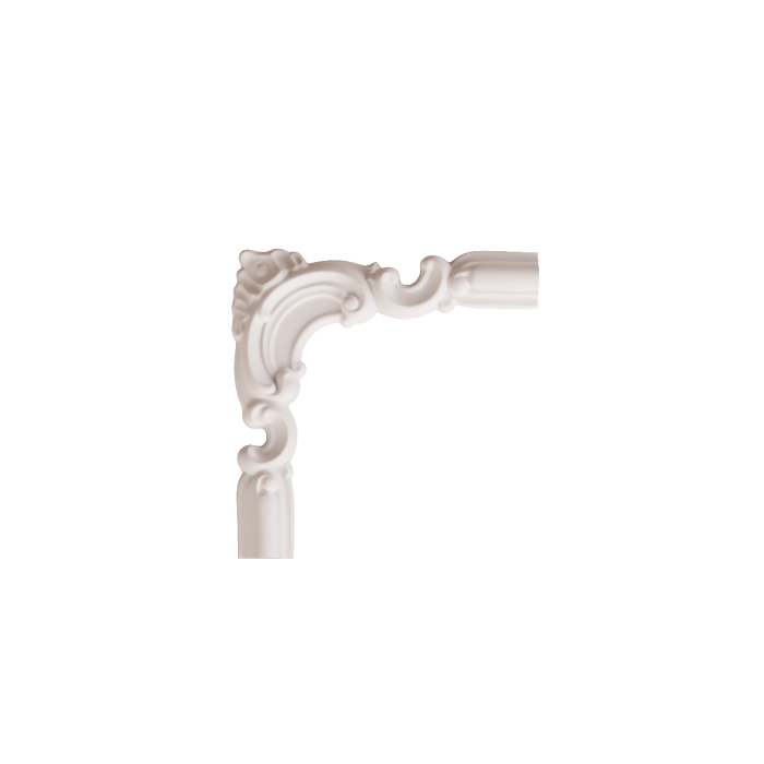 Chenar decorativ din poliuretan CR810BL - 20x1.8x19 cm [2]