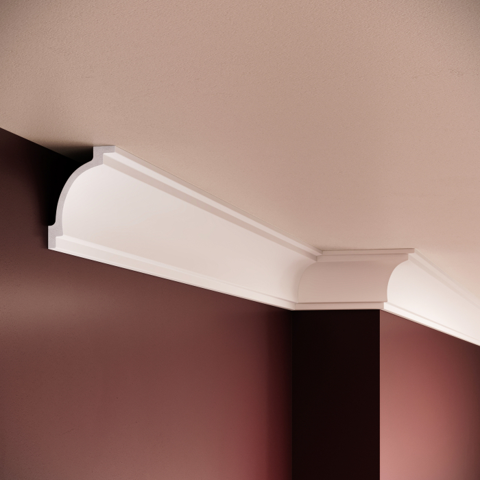 Cornisa decorativa din polimer rigid C12 - 5x7x200 cm [1]