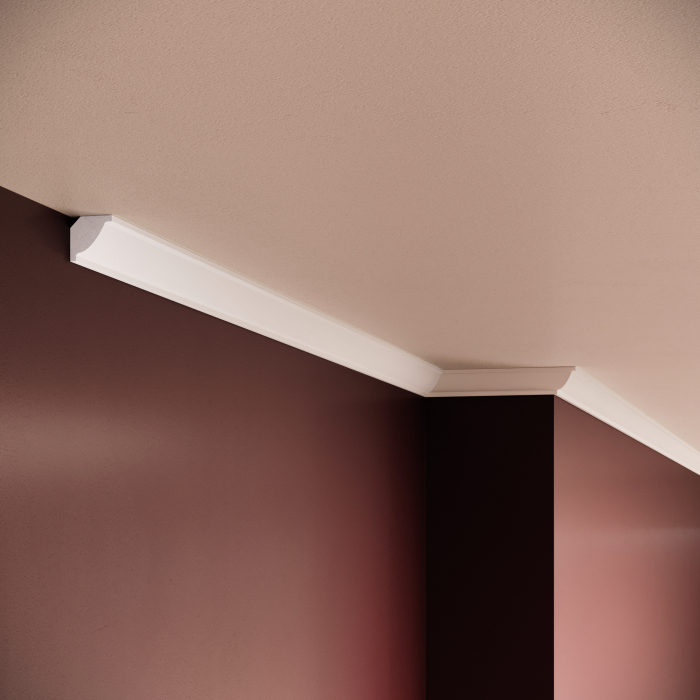Cornisa decorativa din polimer rigid C2 - 2.2x2.2x200 cm [1]