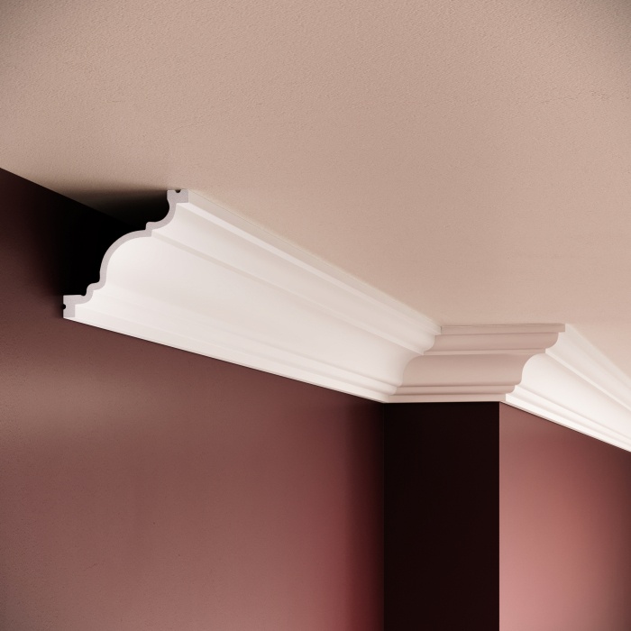 Cornisa decorativa din polimer rigid C22 - 6.5x7x200 cm [1]