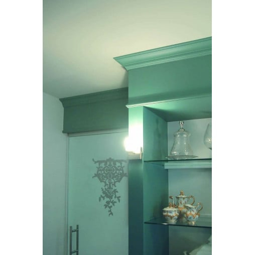 Cornisa decorativa din polimer rigid C7 - 7.8x6.6x200 cm [5]