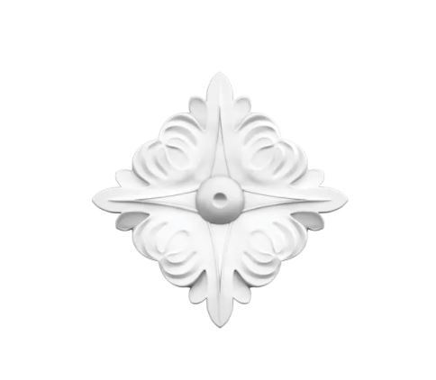 Ornament din poliuretan A602 - 6.5x6.5x0.8 cm [1]