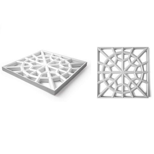 Ornament din poliuretan A717 - 33 x 33 x 2 cm [1]