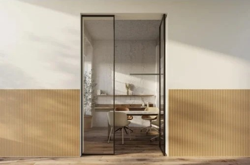 Panou riflaj decorativ 3D din polimer rigid, model Moon - 12.2x1.2x250 cm [6]