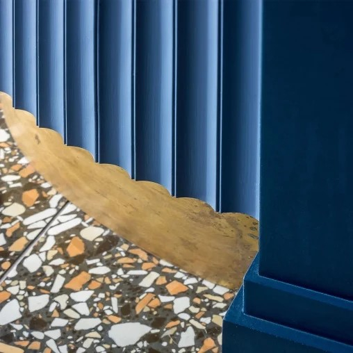 Panou riflaj decorativ 3D din polimer rigid, model Waves - 14.8x1.3x250 cm [6]