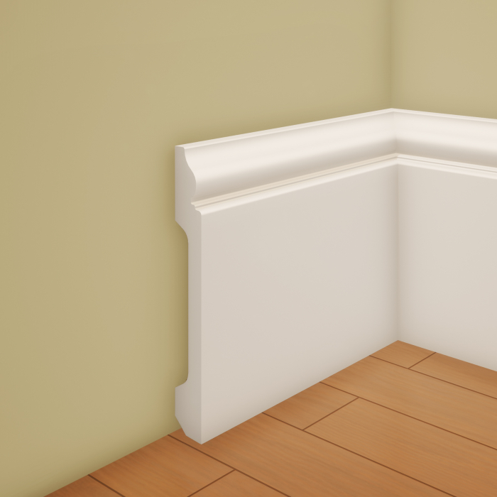 Plinta decorativa din polimer rigid L11 - 13.7x1.9x240 cm [1]