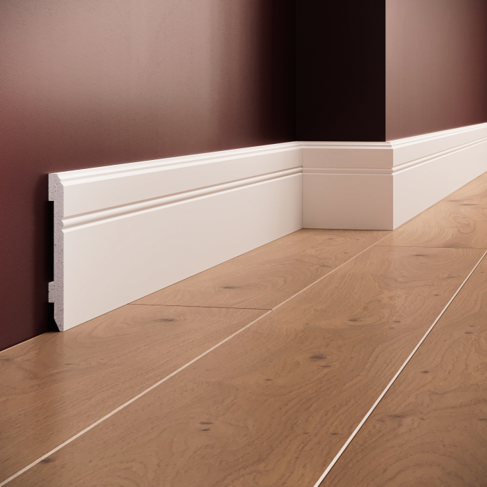 Plinta decorativa din polimer rigid S11 - 10.8x1.1x200 cm [1]