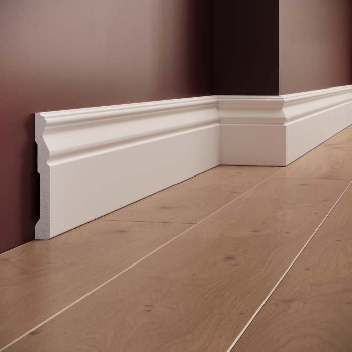 Plinta decorativa din polimer rigid S14 - 12x1.6x200 cm [1]