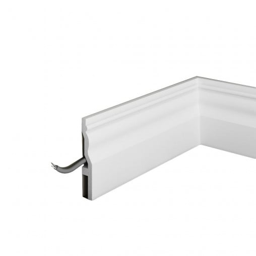 Plinta decorativa din polimer rigid S19 - 11x1.9x200 cm [3]