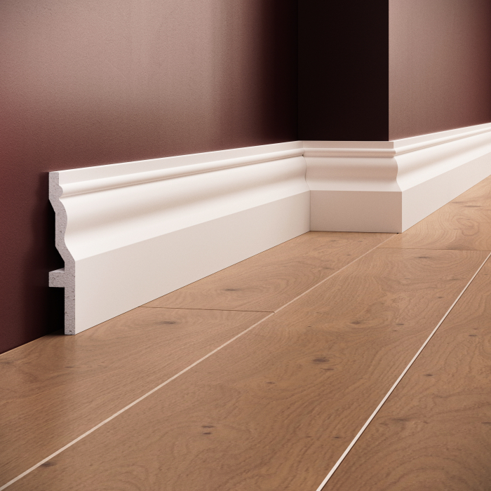 Plinta decorativa din polimer rigid S19 - 11x1.9x200 cm [1]