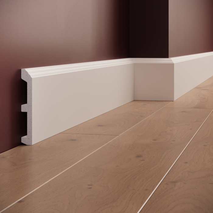 Plinta decorativa din polimer rigid S20 - 11.9x1.8x200 cm [1]