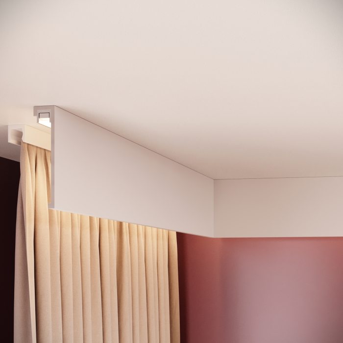 Plinta decorativa din polimer rigid S31 - 10x2.2x200 cm [4]