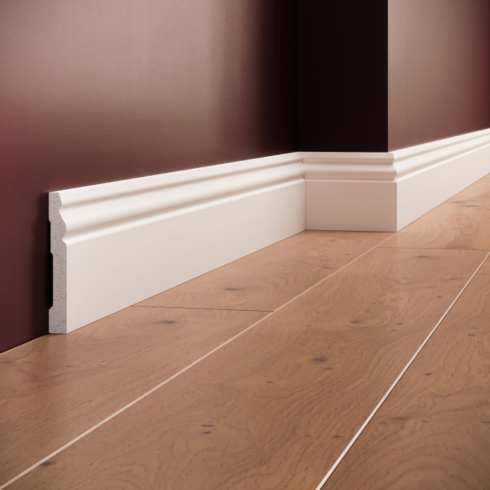 Plinta decorativa din polimer rigid S6 - 9.6x1.3x200 cm [1]