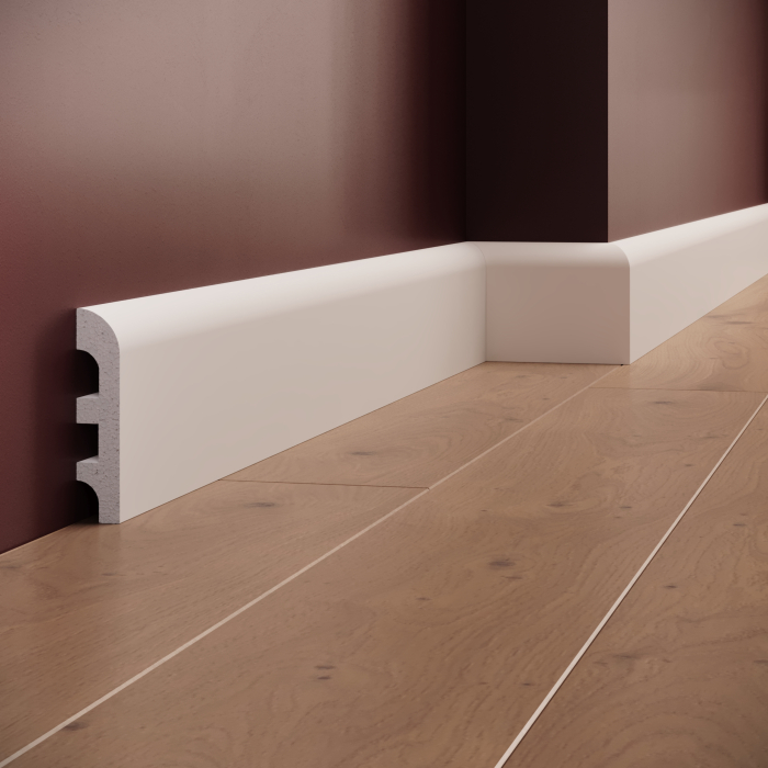 Plinta decorativa din polimer rigid S7 - 9.8x1.9x200 cm [1]