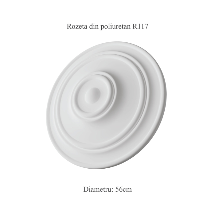 Rozeta decorativa din poliuretan R117 - diametru 56 cm [2]