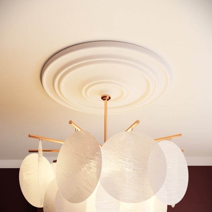 Rozeta decorativa din poliuretan R117 - diametru 56 cm [4]