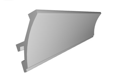 Scafa decorativa din polimer rigid ES8 - 5.2x4.5x200 cm [4]