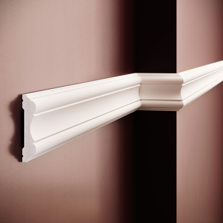 Brauri - Brau decorativ din polimer rigid B14 - 10.1x2.2x200 cm