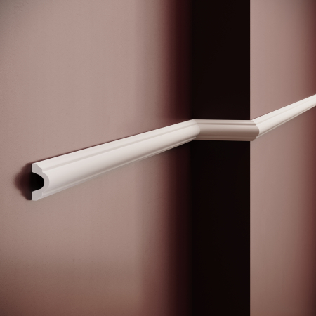 Brauri - Brau decorativ din polimer rigid B16 - 4x2x200 cm