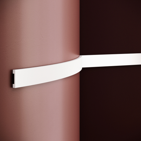 Brau decorativ din polimer rigid B18 - 4.8x1x200 cm [2]