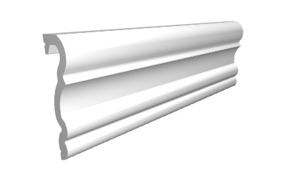 Brau decorativ din polimer rigid B19 - 5.1x1.5x200 cm [4]