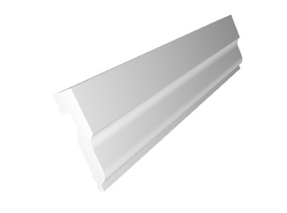 Brau decorativ din polimer rigid B28 - 4.1x1.2x200 cm [5]