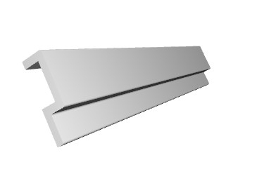 Brau decorativ din poliuretan flexibil B23F - 3.8x1.2x200 cm [3]