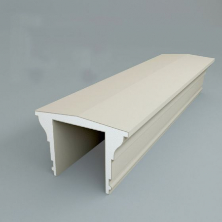 Capace de gard - Capac decorativ pentru gard GT01.3A - 42x18.5x200 cm