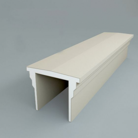 Capace de gard - Capac decorativ pentru gard GT02.3A - 42x18.5x200 cm