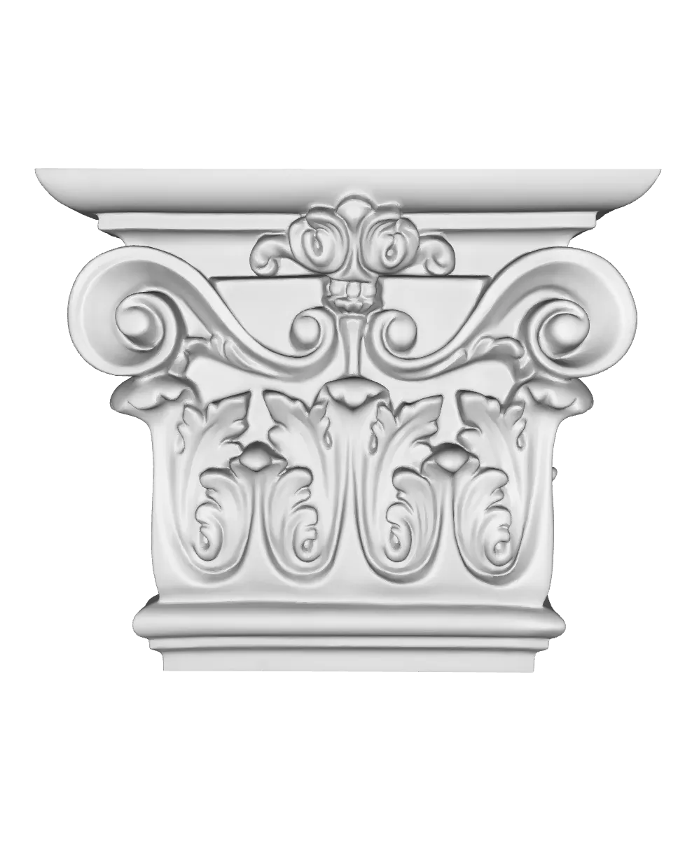 Capiteli - Capitel din poliuretan PL259R - 19.1x21.6x6.5 cm