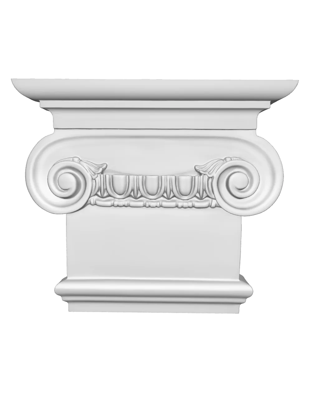 Capiteli - Capitel pilastru din poliuretan PL258R - 18.9x21.5x6.4 cm