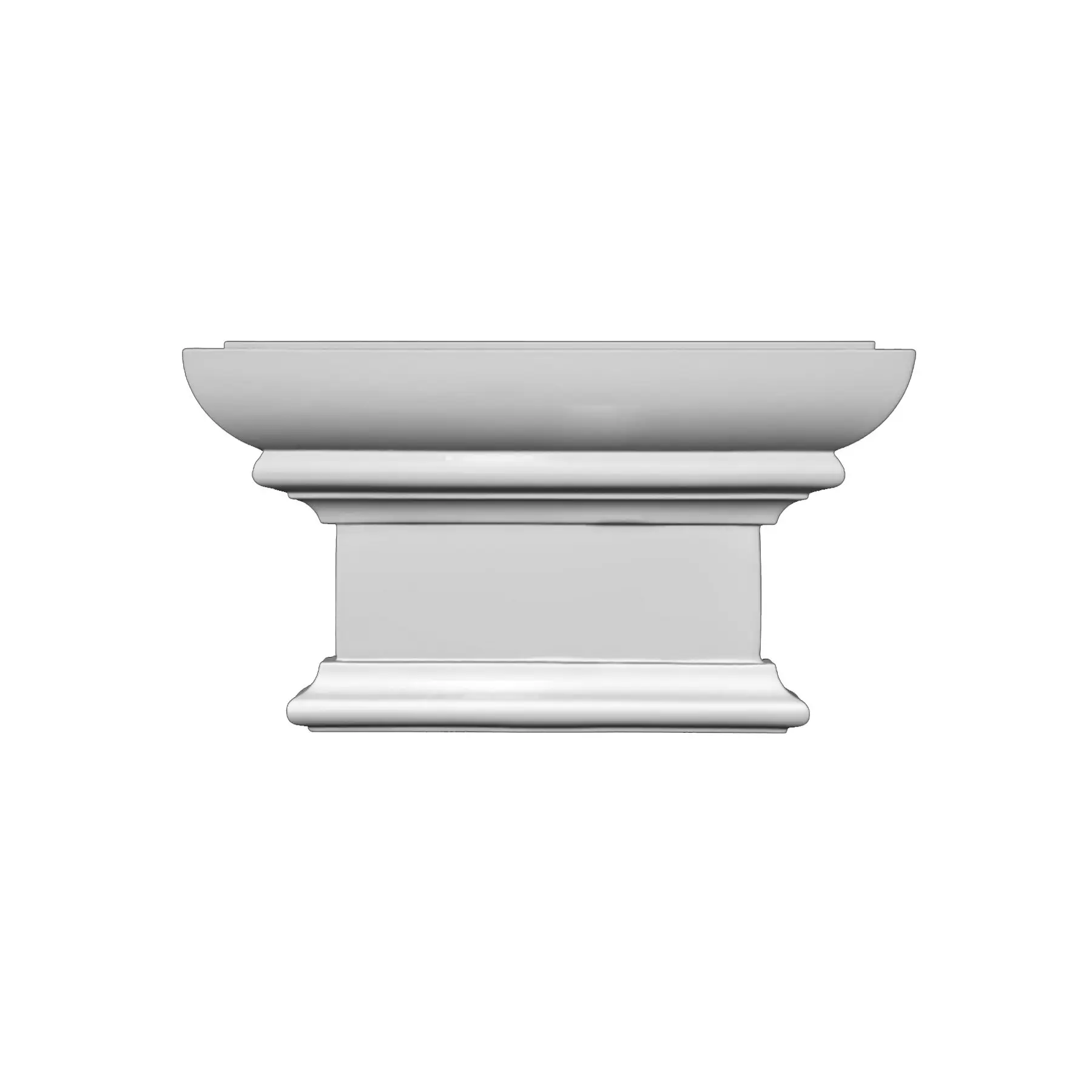 Capiteli - Capitel pilastru din poliuretan PL265N - 17x31x7.7 cm