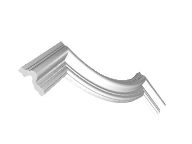 Chenar decorativ din poliuretan B10-1 - 17x17x1.6 cm [4]