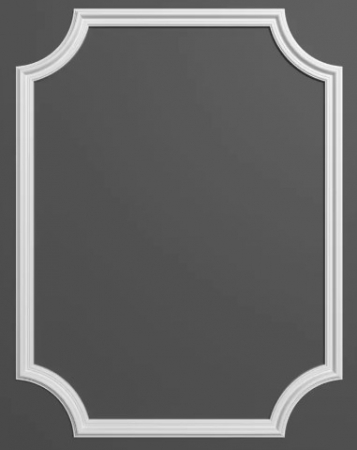 Chenar decorativ din poliuretan B10-1 - 17x17x1.6 cm [3]