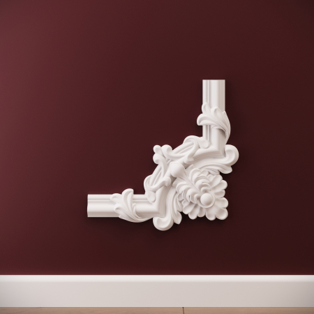 Chenare - Chenar decorativ din poliuretan B10-2 - 22x22x1.6 cm