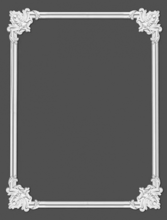 Chenar decorativ din poliuretan B10-2 - 22x22x1.6 cm [5]