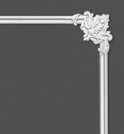 Chenar decorativ din poliuretan B10-2 - 22x22x1.6 cm [4]