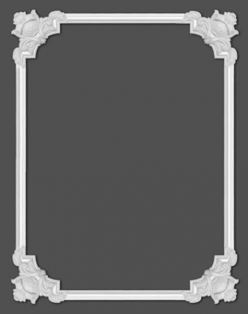 Chenar decorativ din poliuretan B16-2 - 26.5x26.5x2 cm [5]