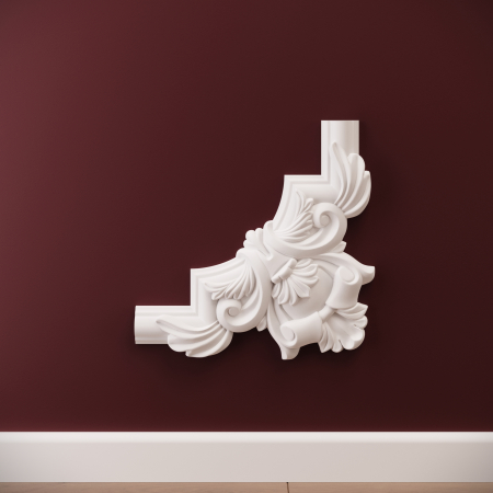 Chenare - Chenar decorativ din poliuretan B16-2 - 26.5x26.5x2 cm