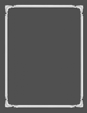 Chenar decorativ din poliuretan B16-3 - 22x22x2 cm [4]