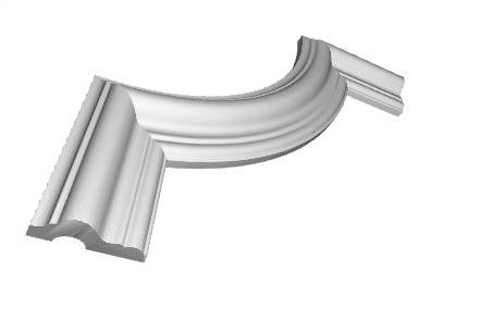 Chenar decorativ din poliuretan B17-1 - 20.5x20.5x1.7 cm [3]