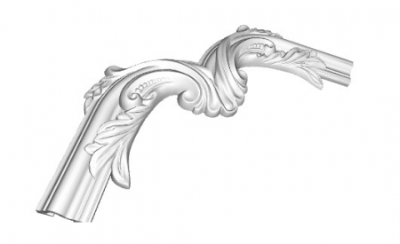 Chenar decorativ din poliuretan B17-3 - 29.6x29.6x1.7 cm [3]