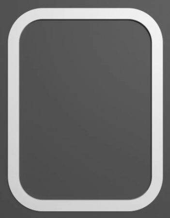 Chenar decorativ din poliuretan B18-1 - 15x15x1 cm [5]