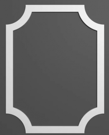 Chenar decorativ din poliuretan B18-2 - 19.7x19.7x1 cm [5]