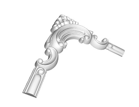 Chenar decorativ din poliuretan B21-2 - 19.5x19.5x1.2 cm [3]