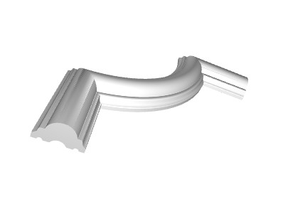 Chenar decorativ din poliuretan B22-1 - 15.4x15.4x1.6 cm [3]